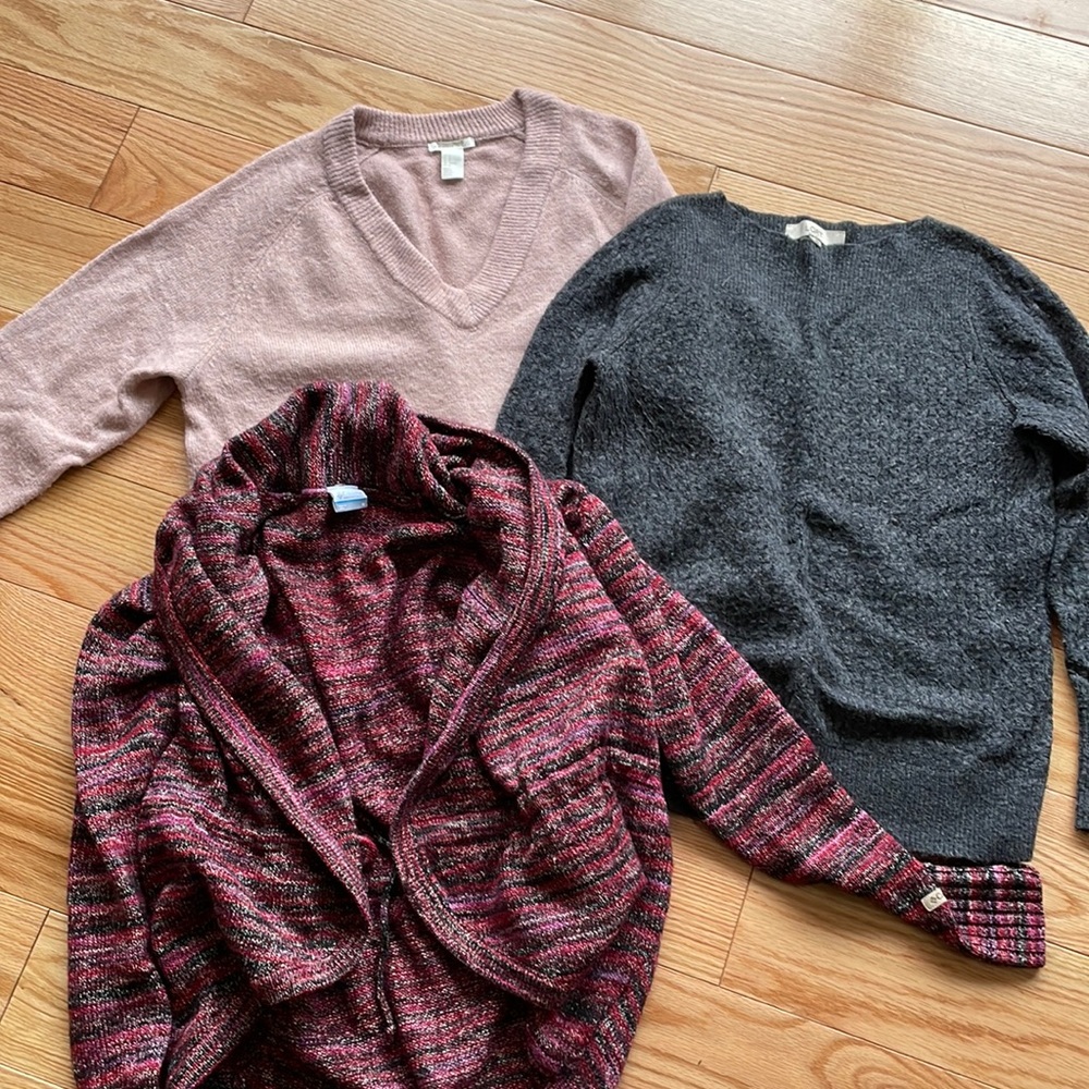 Sweater bundle H&M, Loft, Columbia